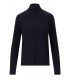 MAX MARA WEEKEND KIKU MARINEBLAUE PULLOVER MIT HOHEM KRAGEN