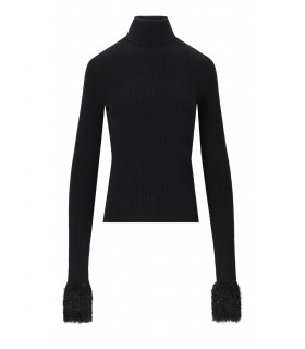 MAGLIA DOLCEVITA NERA BLUGIRL