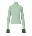 MAGLIA DOLCEVITA VERDE BLUGIRL