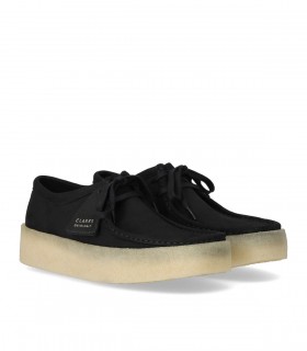 MOCASÍN WALLABEE CUP NEGRO CLARKS