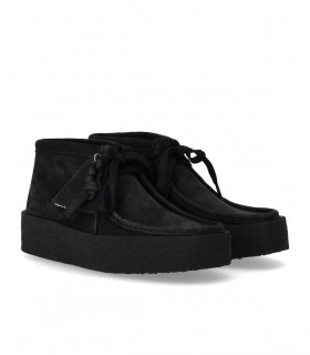 CLARKS WALLABEE CUP BT SCHWARZE STIEFELETTE