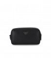 EMPORIO ARMANI BLACK TOILETRY BAG