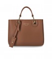 EMPORIO ARMANI MYEA KLEINE BRAUNE SHOPPERTASCHE
