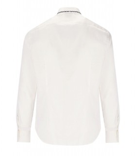 CHEMISE BLANCHE AVEC LOGO EMPORIO ARMANI