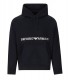SWEAT-SHIRT À CAPUCHE BLEU EMPORIO ARMANI