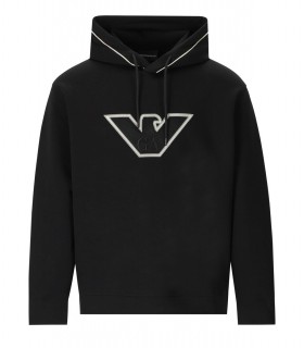 EMPORIO ARMANI EAGLE ZWART HOODIE