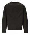 MAGLIONE GIROCOLLO EAGLE VERDE MILITARE EMPORIO ARMANI