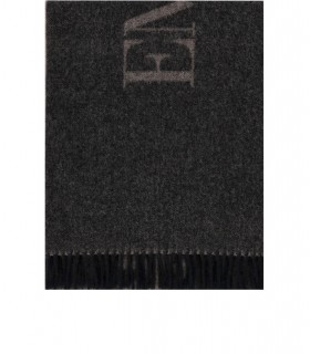 EMPORIO ARMANI GRIJS SJAAL MET LOGO
