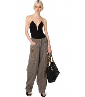 BODY NEGRO CON TUL ELISABETTA FRANCHI