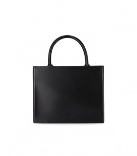 BOLSO DE MANO PEQUEÑO NEGRO CON LOGO MALLA ELISABETTA FRANCHI