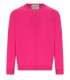 JERSEY DE CUELLO REDONDO FUCSIA AMARÁNTO